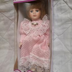 Aldi's Collectable Hollylane Porcelain Doll 