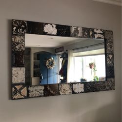 Antique Tin Ceiling Mirror 