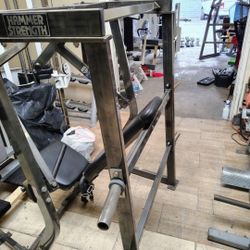 Hammer strength decline bench press commercial gym equipment exercise fitness plate loaded weight