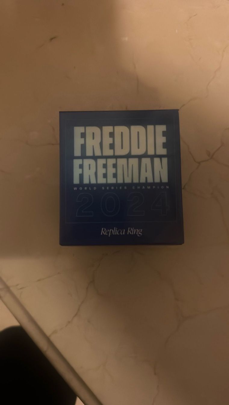 Freddie Freeman World Series Ring
