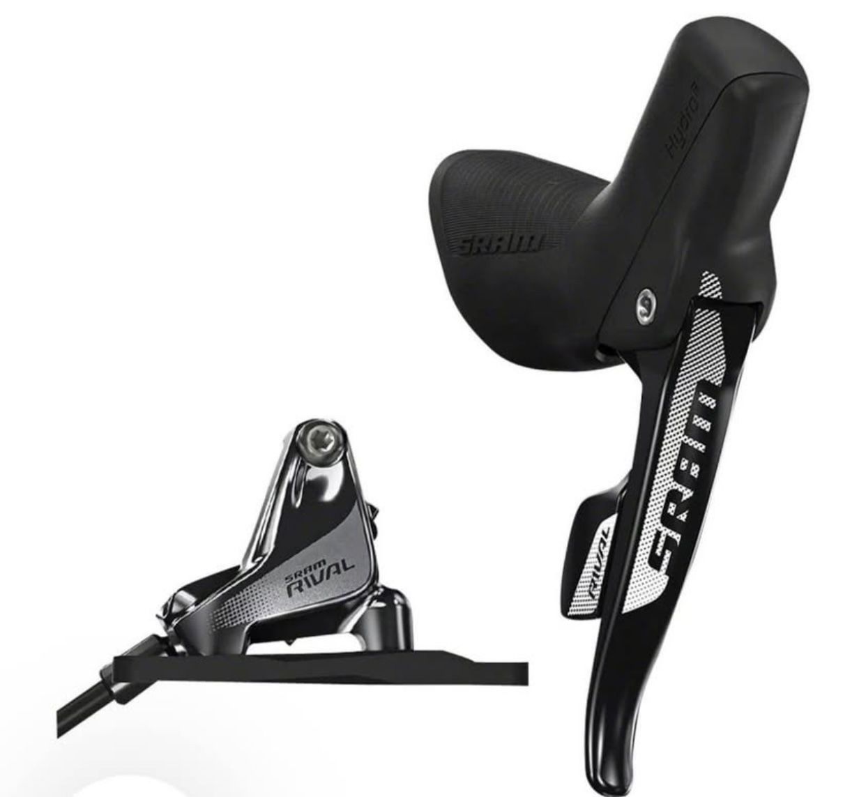 BRAND NEW NEVER USED SRAM Rival 22 Flat Mount Hydraulic Disc Brake with Rear Shifter and 1800mm Hose