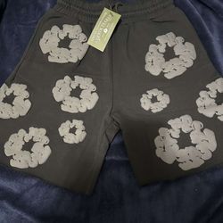 Denim Tear Shorts Black 
