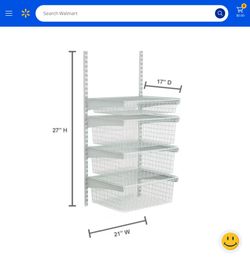ClosetMaid 4 Shelf Organizer