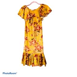 Lularoe CiCi mustard velvet floral Valance dress size XXS new with tags. Approximately 35 inches long 14 inches armpit to armpit laying flat
