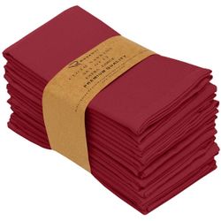 60 Burgundy Cloth Napkins 