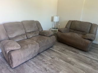 Reclining Loveseat & Recliner two pieces Set