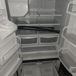 Maytag - 25 Cu. Ft. French Door Refrigerator with PowerCold Feature - Black - Black on Black Model: MFI2570FEB