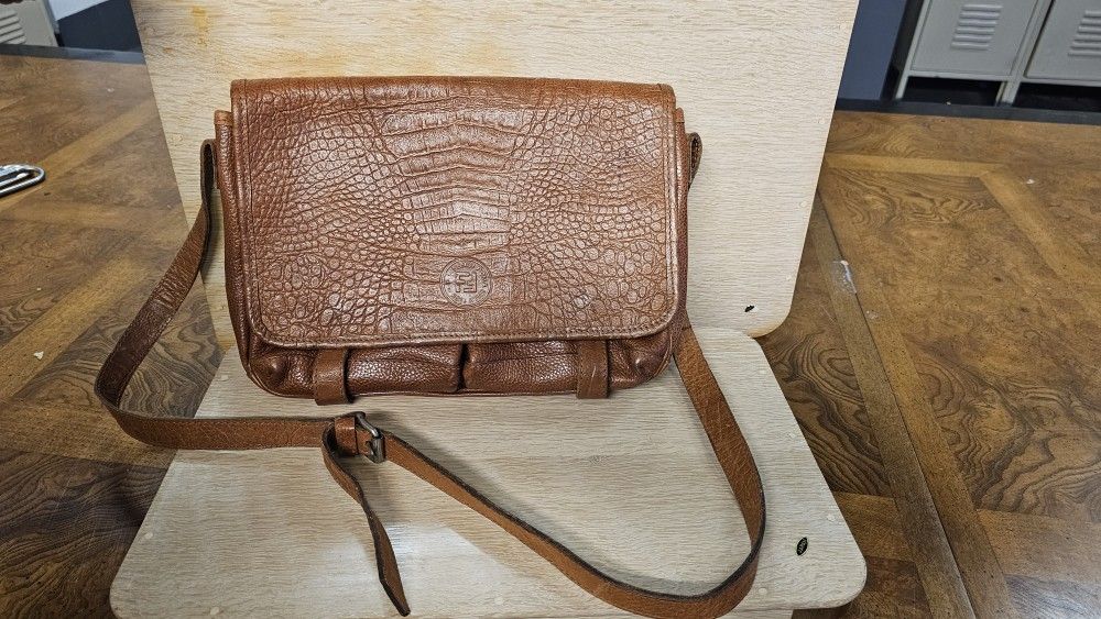 Fendi Crocodile Leather Crossbody Bag