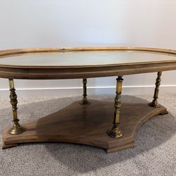 Brass Top Coffee Table