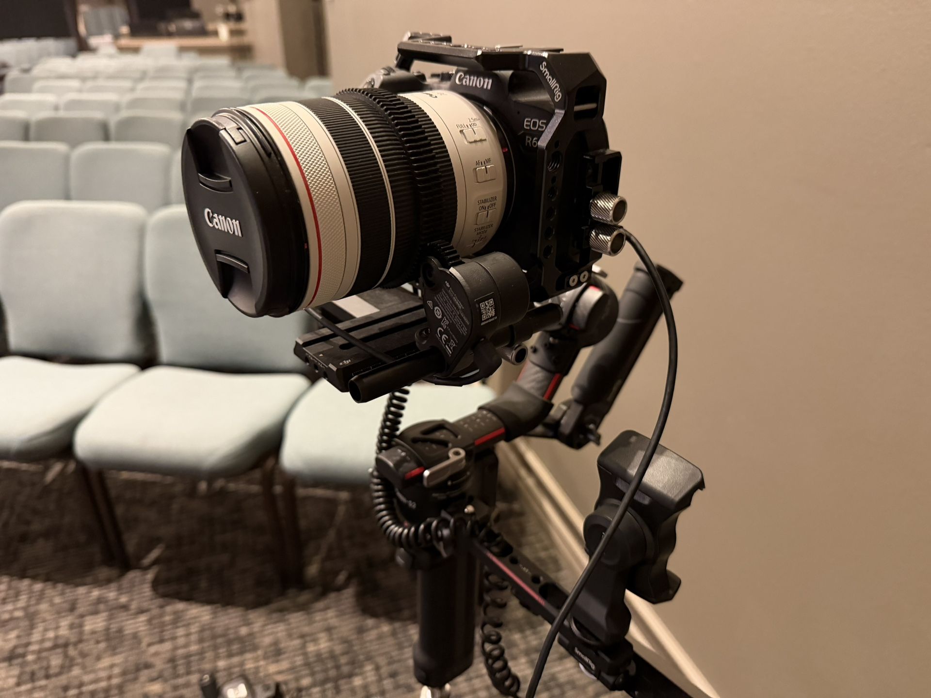 Canon R6 with DJI Ronin RS2 Pro Gimbal