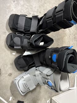 Ossur FormFit Black Air Walker Boot Hook and Loop Strap for Either Foot