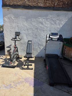 KPro-Form Treadmill with Spin Bike and Bench