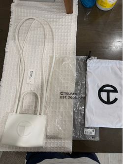 Telfar Small White Shopping Bag - NEW