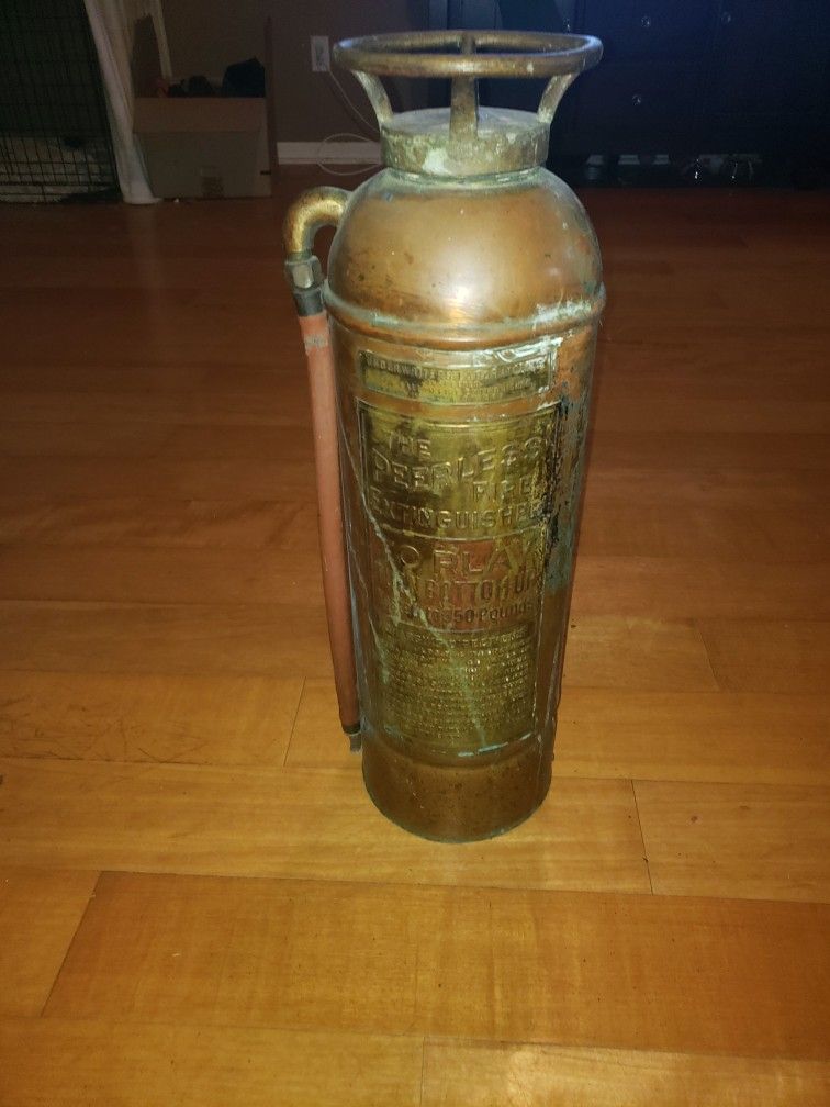 Vintage Peerless Fire Extinguisher