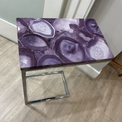 Purple End Table