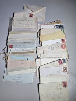 Huge Antique 1890s-1900s Postal History Lot Winston Family Letters Correspondence Archive