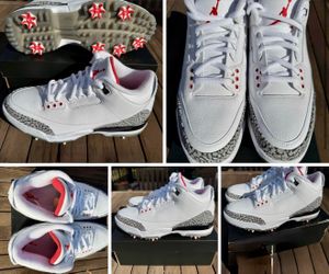 Jordan Golf White Cement 3 DS 10