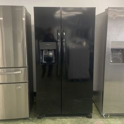 Black Frigidaire Side By Side Refrigerator