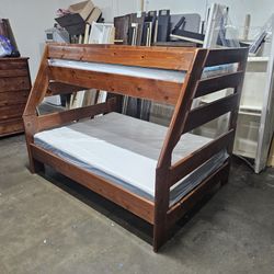 Twin Over Full Bunk Bed And Mattress 