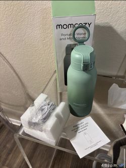 Momcozy Portable Milk Warmer for Travel - Dual Heating Modes for Breast Milk & Water, Portable Bottle Warmer with Fast Heating & Long Battery Life, 17