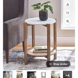 Better Homes & Gardens Round Marble End Table