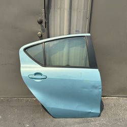 2012-2018 Toyota Prius C Rear Passenger RH Door