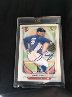 Julio Urias autograph
