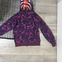 Purple Bape Full Zip