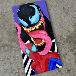 Spider-Man x Venom Hand Painting 