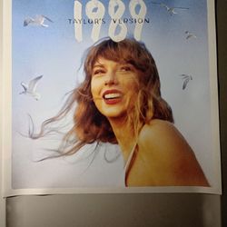 Taylor Swift 1989 Taylor's Version Album Cover Canvas Poster Swiftie Fan Art Deco