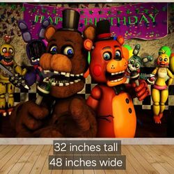 Five Nights At Freddy's Backdrop 