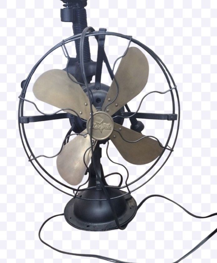 12" Antique Fan Star Rite 1900