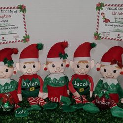 Personalized Elfs And Ornaments 