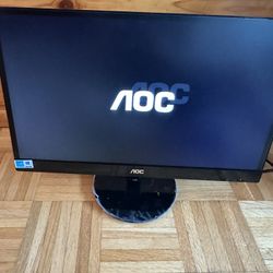 AOC 215LM00040 LCD, LED Desktop Monitor W Power Cable