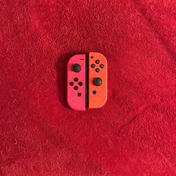 Nintendo Switch Red And Neon Pink Joy Cons