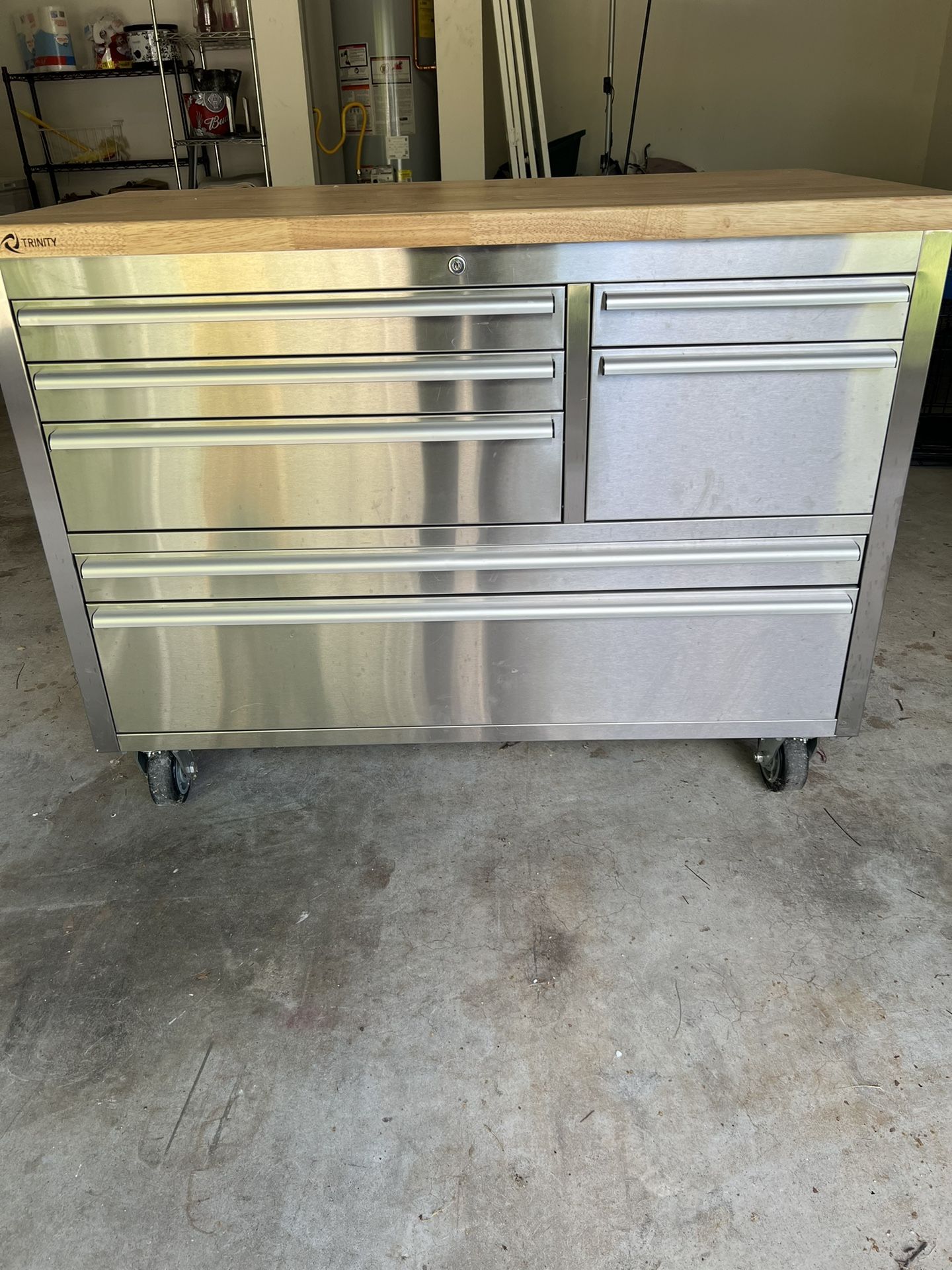 Stainless Steel Workbench w/storage