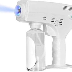 Disinfection Sprayer Portable Blu-Ray Nano Steam Gun Sanitizer Spray Machine Hair Care Spa Humidifie Aerosol Water Mist Trigger for Office Home Clothe