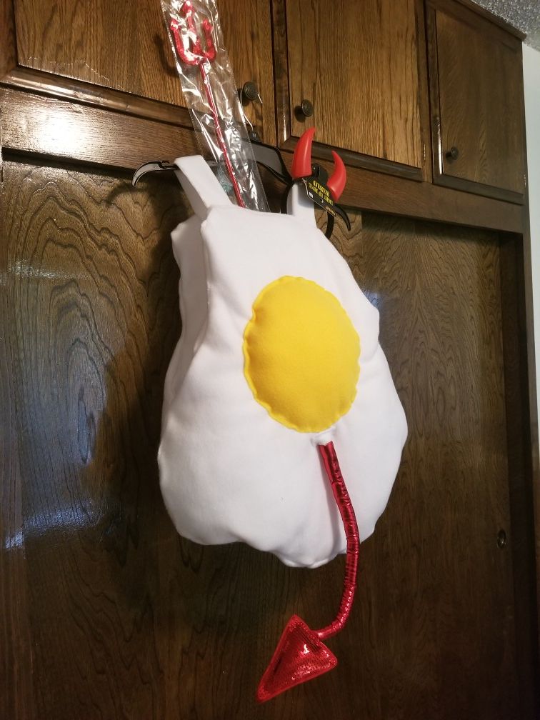 Child's "Deviled Egg" Halloween Costume (Handmade)