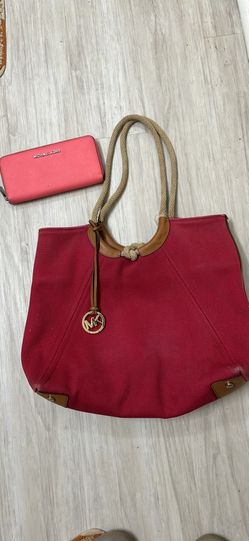 Michael kors tote and wallet lot
