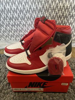Jordan 1 OG Satin Red Sz 9 Mens