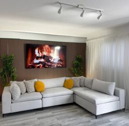 Sectional Modular Couch – Light Gray