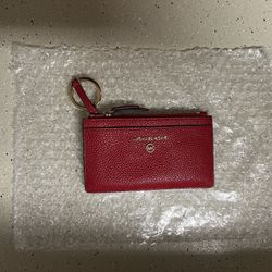 Michael Kors Jet Set Red Zip Card Case