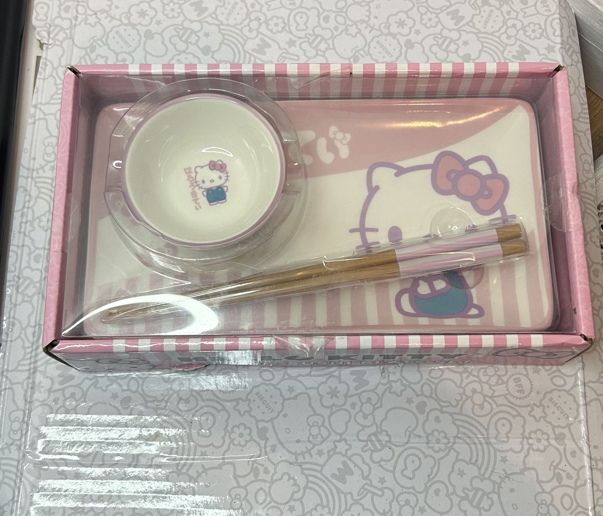 Hello Kitty, Ceramic Sushi Plate