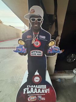 Raising Cane's Flavor Flav Cardboard Cutout Standee