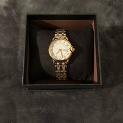 Beautiful Black Real Authentic Coach Brand Watch For Women