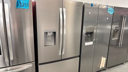 WHIRLPOOL 3 DOOR STAINLESS STEEL