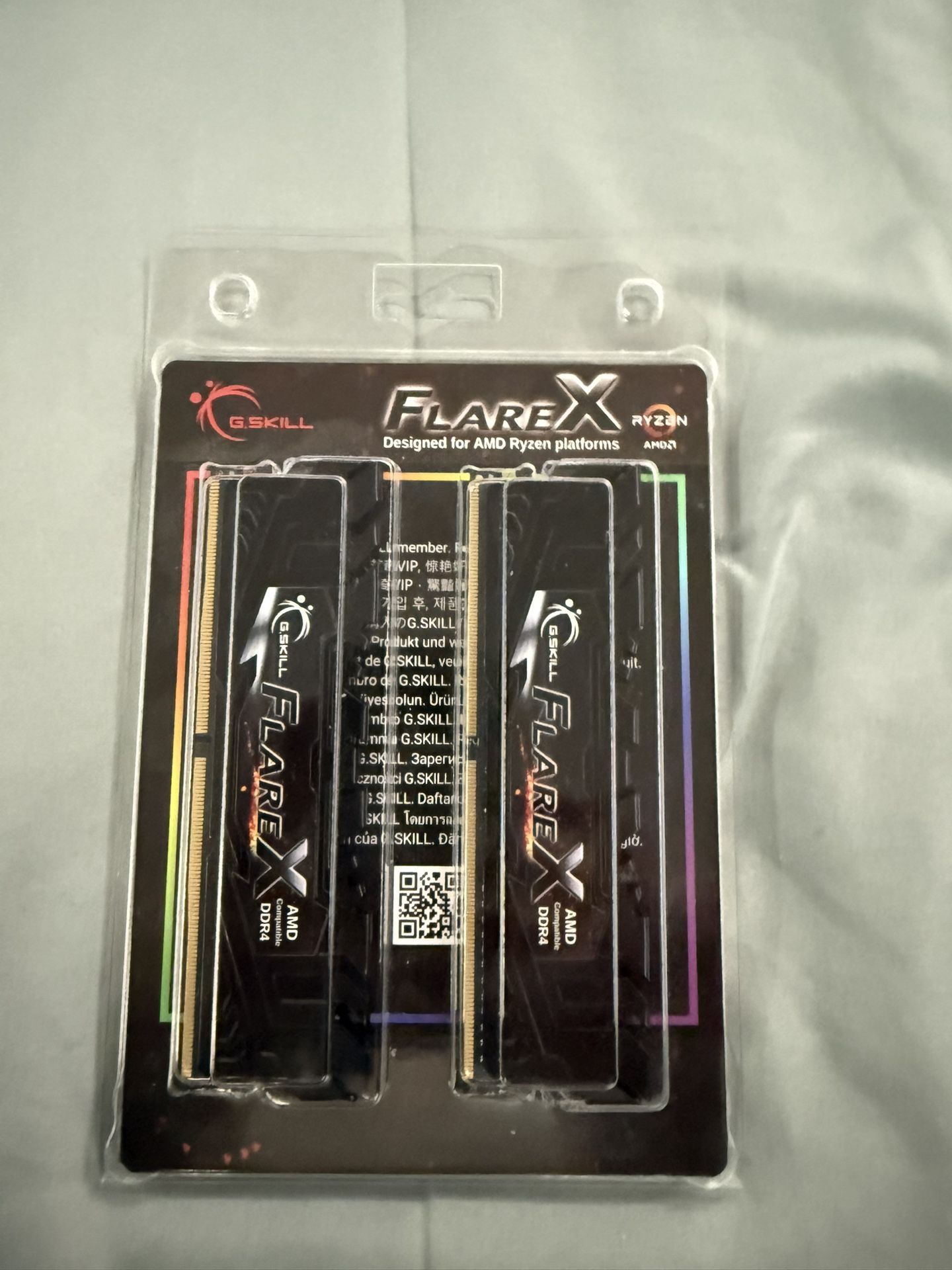 G.Skill Flare X ddr4 ram 16GB (8GBx2) 3200mhz