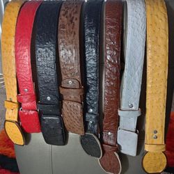 Cintos de Avestruz Piel Originales