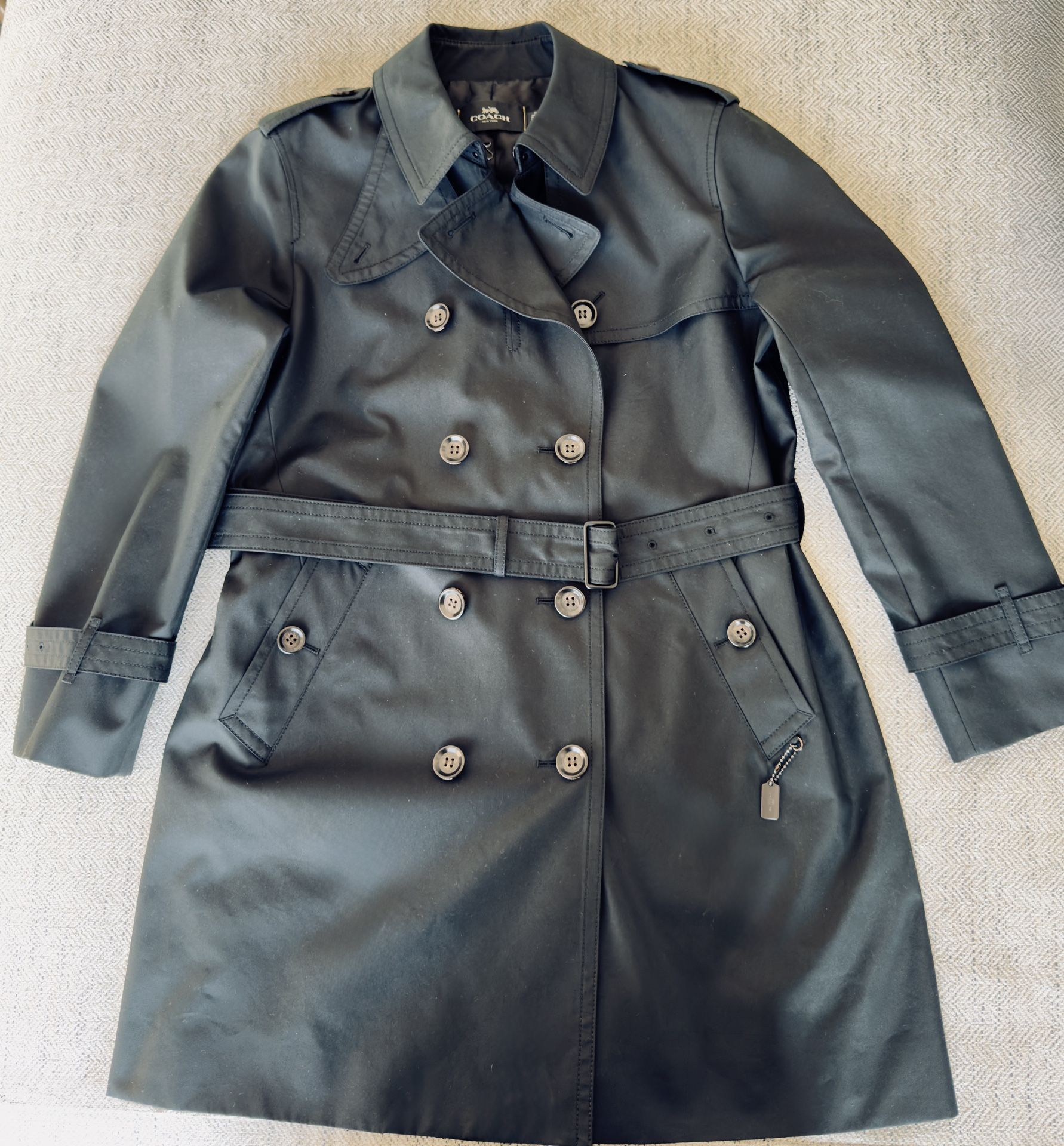 Coach Classic Double-Breasted Trench Coat - XL
