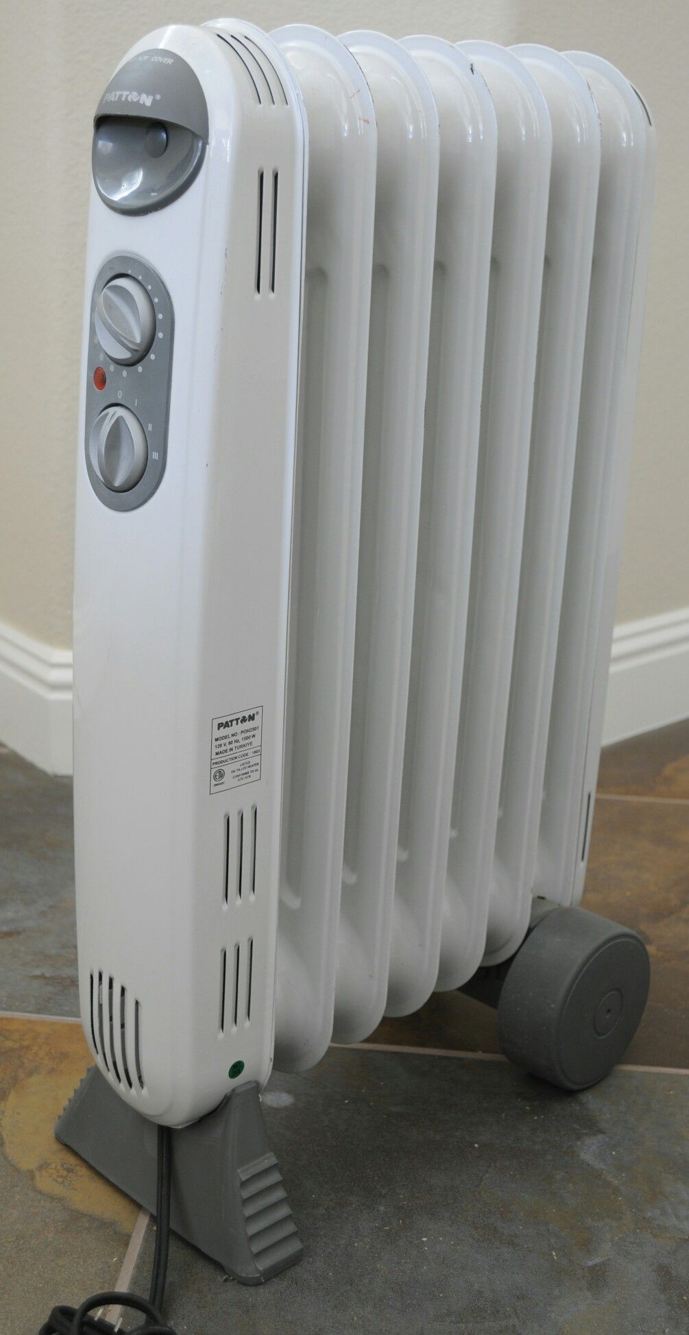 Patton oil filled radiator heater